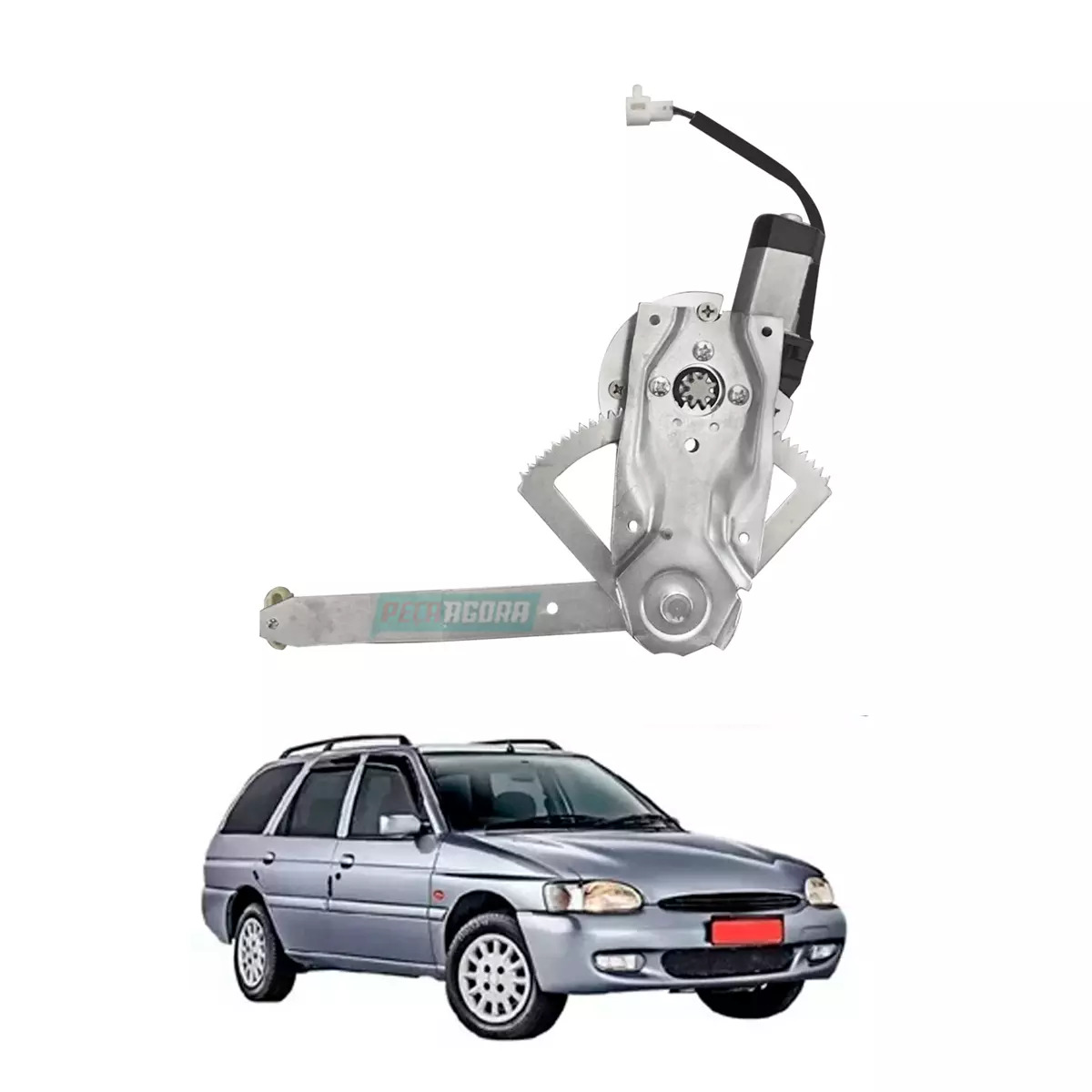MAQUINA VIDRO ELETRICA DIR TRAS ESCORT 97 A 2003 POINTER 94 A 96 COM MOTOR (97AG