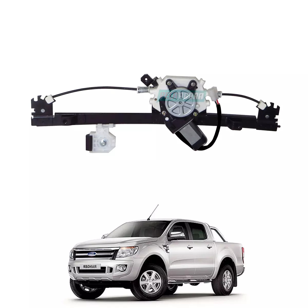 MAQUINA VIDRO ELETRICA ESQ TRASEIRA COM MOTOR RANGER 12 DIANTE  (AB392627001BC-R