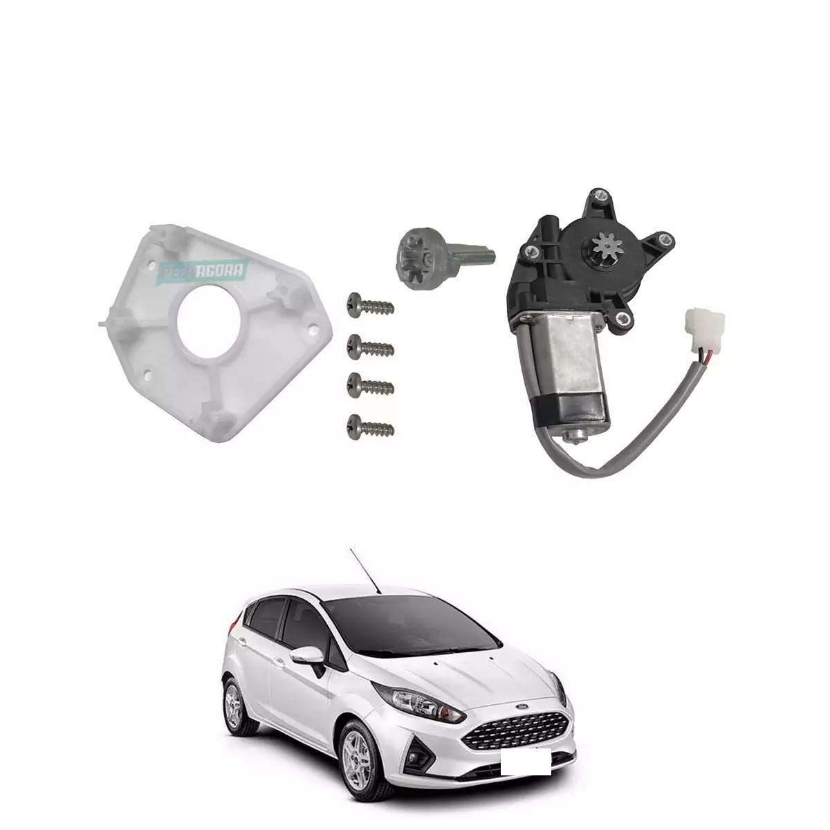 REPARO MAQUINA VIDRO ELETRICA DIR TRASEIRA COM MOTOR MABUCHI FIESTA 12 A 13 (R52