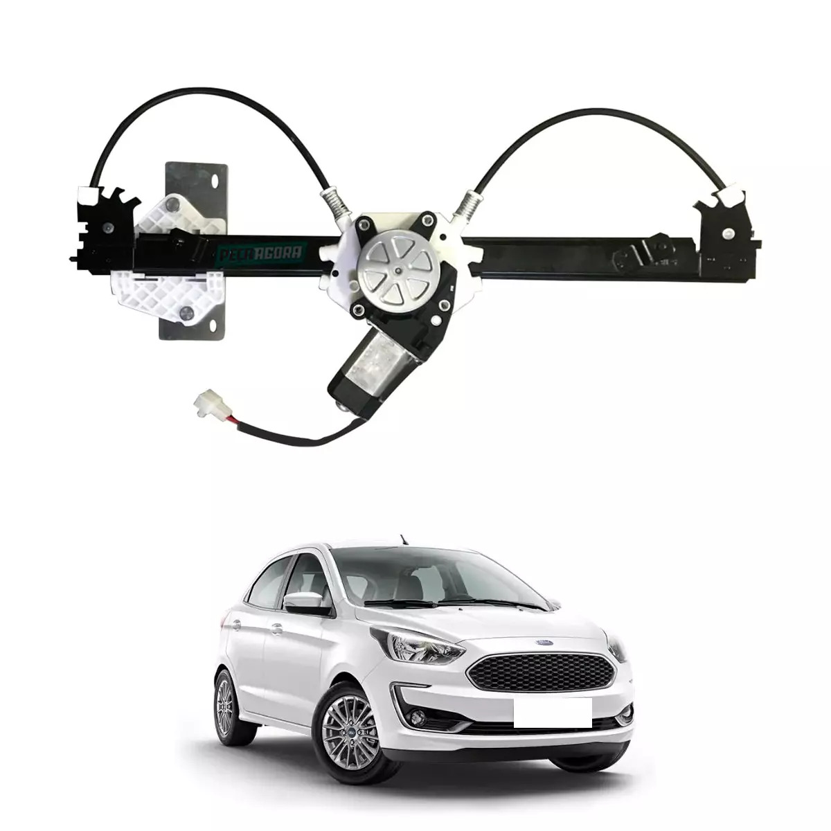 MAQUINA VIDRO ELETRICA DIR TRASEIRA COM MOTOR MABUCHI FORD RANGER 98 A 2011 (7L5