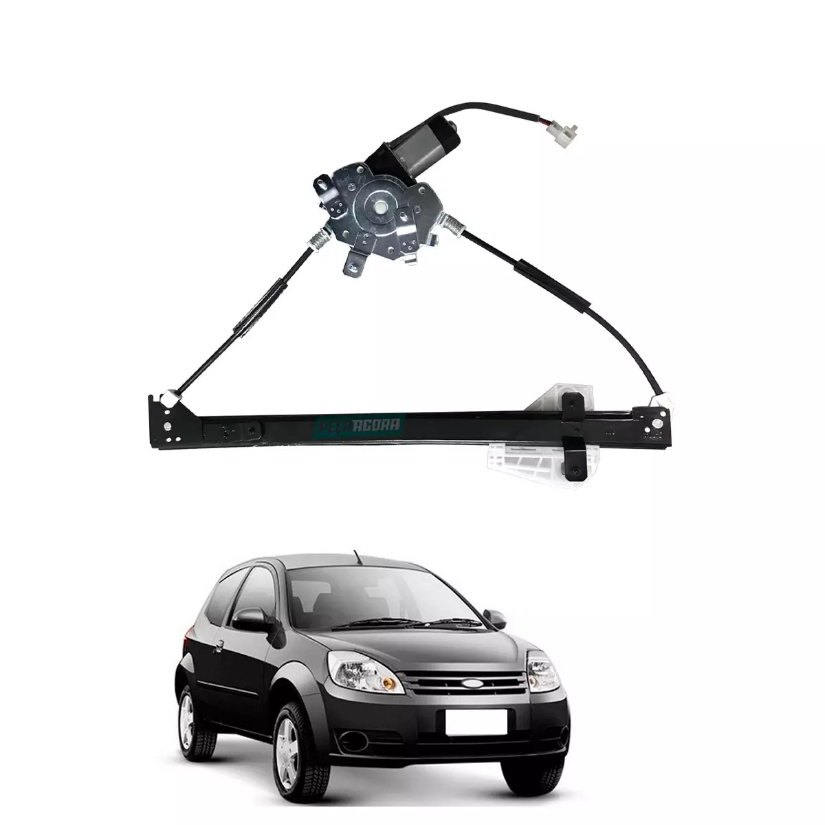 MAQUINA DE VIDRO ELETRICA DIR COM MOTOR MABUCHI FORD KA 08 A 14 (96KGB23200BE-R5