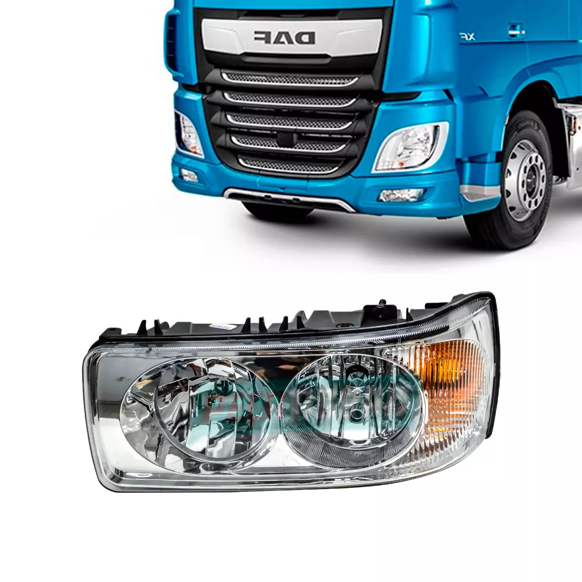 FAROL PRINCIPAL DAF XF ATE 2020 LADO ESQUERDO (1699300-1743684-BDA01-035)