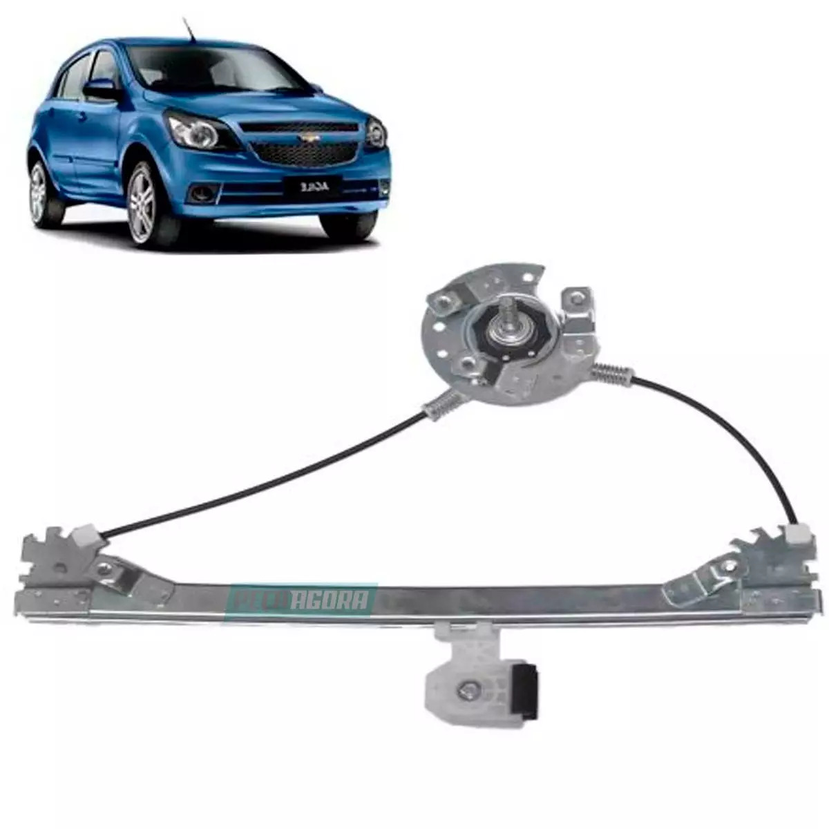 MAQUINA VIDRO MANUAL DIR TRASEIRA GM AGILE 09 A 14 4 PORTAS (94700281-R3319D)