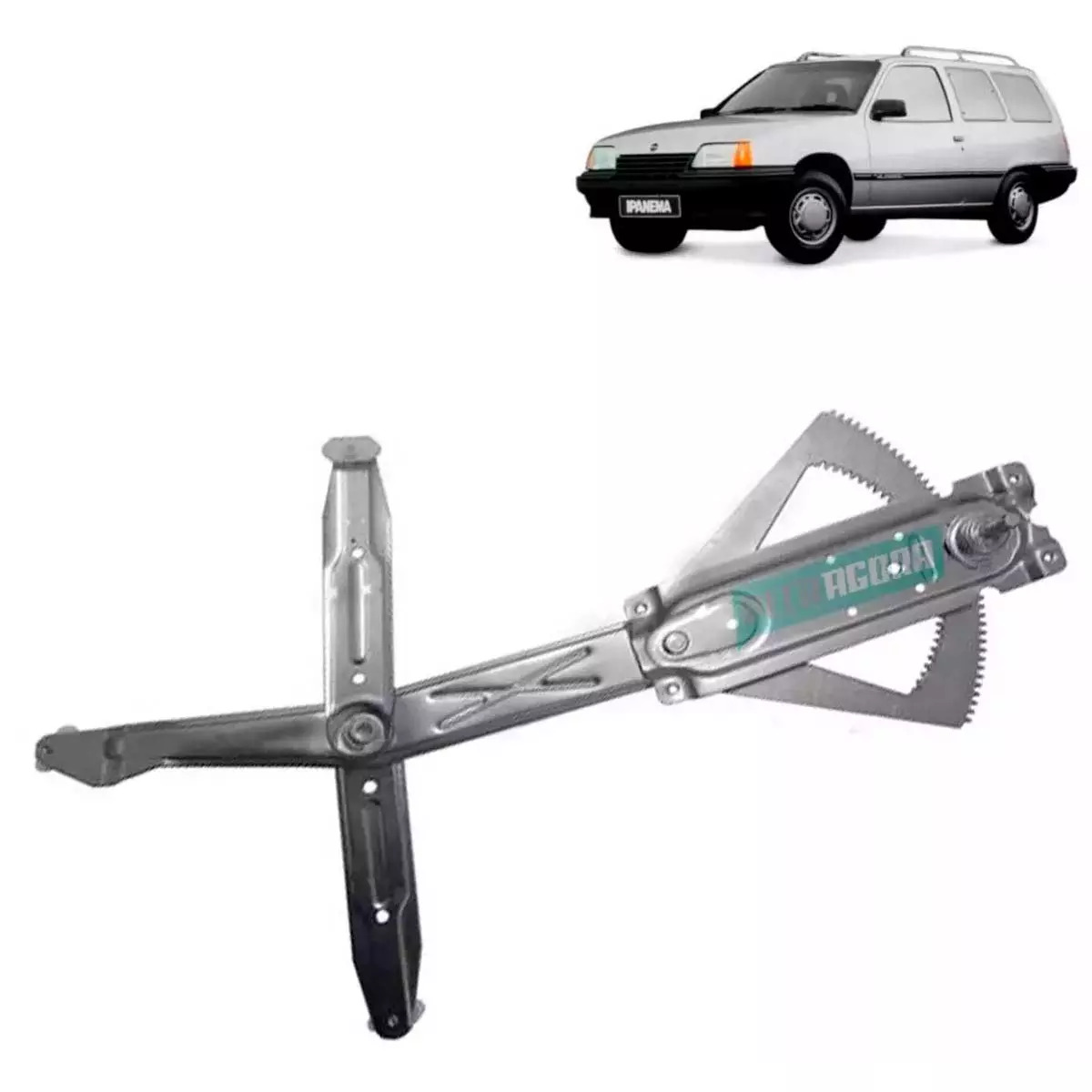 MAQUINA VIDRO MANUAL ESQ GM IPANEMA 89 A 98 KADETT 89 A 98 (52280827-R3324E)