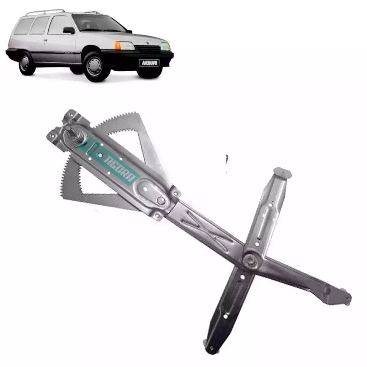 MAQUINA VIDRO MANUAL DIR GM IPANEMA 89 A 98 KADETT 89 A 98 (52280828-R3324D)