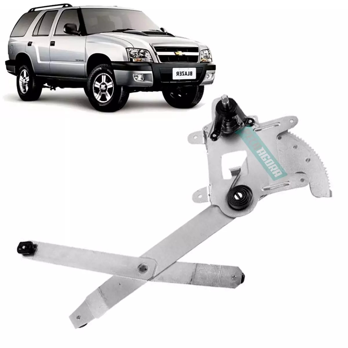 MAQUINA VIDRO MANUAL DIANTEIRA DIR GM BLAZER 95 A 11 S10 95 A 11 (15705142-R3345
