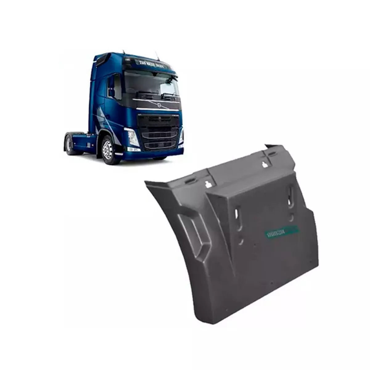 MEIO PARALAMA VOLVO FH FM 2015.. FMX - 2012... DIANTEIRO ESQUERDO TRASEIRO DIREI