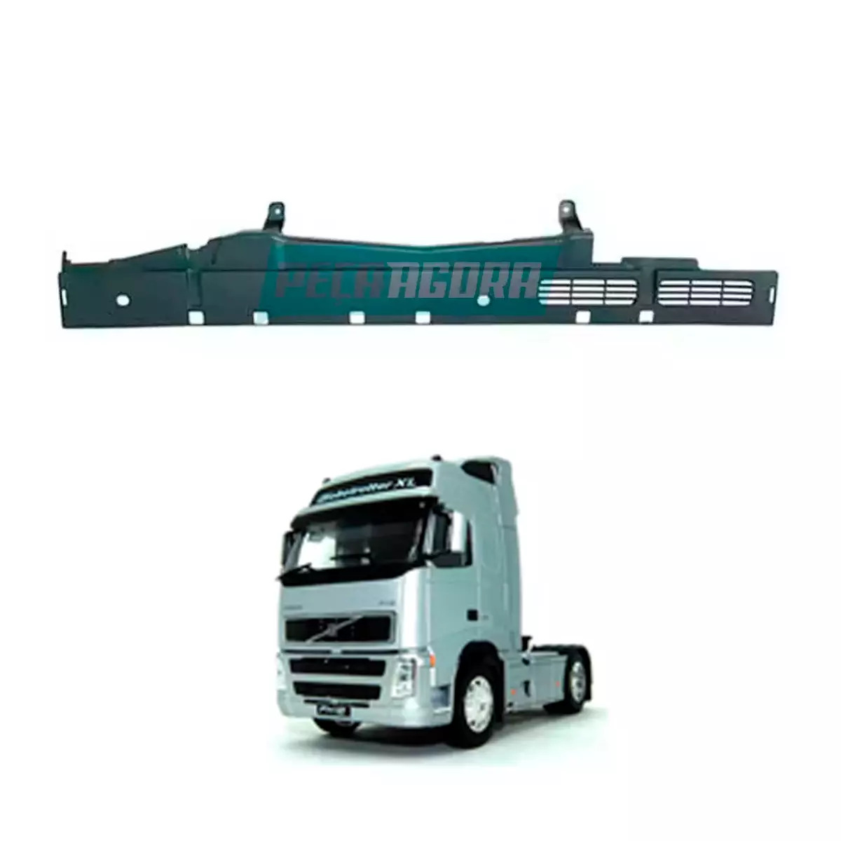 ACABAMENTO FRONTAL PARABRISA VOLVO FH ATE 2003 (8189295,)