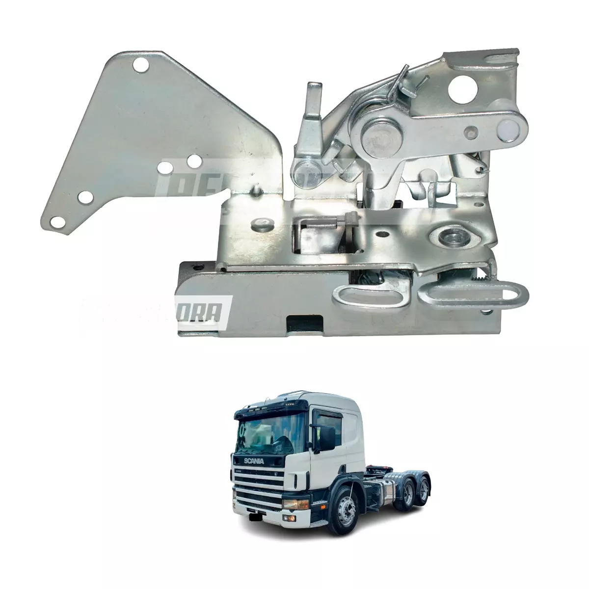 FECHADURA PORTA LE ELETRICA PARA SCANIA P124 G124 R124 SERIE 4 ESQUERDO (1867658
