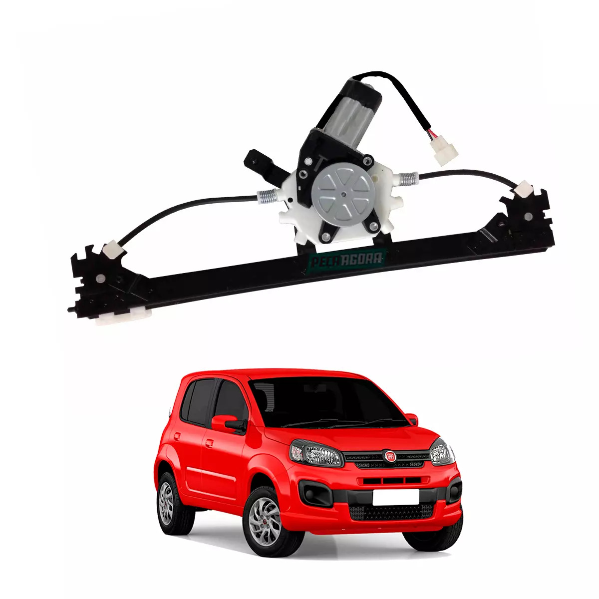 MAQUINA VIDRO ELETRICA DIANTEIRA DIR COM MOTOR UNO 2010 EM DIANTE 4 PORTAS (5183