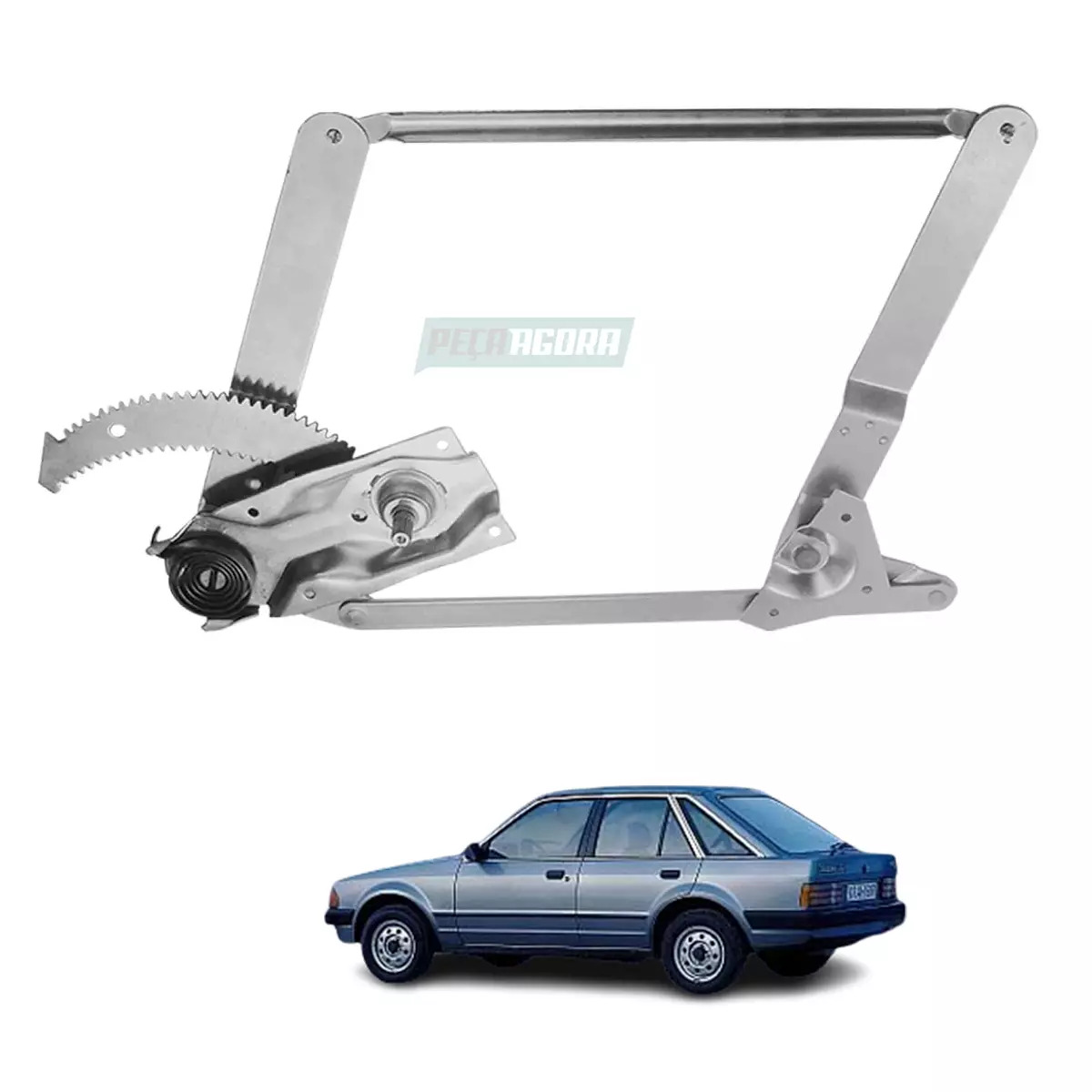 MAQUINA VIDRO MANUAL DIANTEIRA DIR PINO BAIXO ESCORT 1983 ATE 1986 (81ABA23200AE