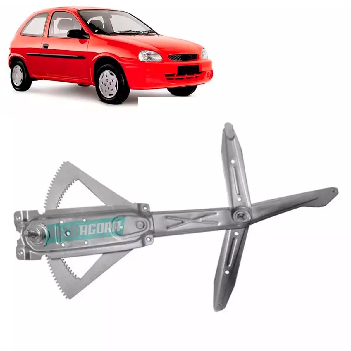 MAQUINA VIDRO MANUAL DIR GM CORSA 94 A 01 PICK-UP 2 PORTAS (90388866-R3342D)