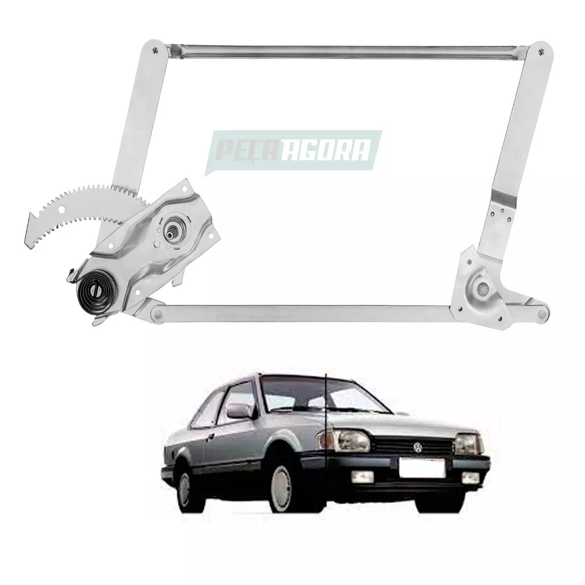 MAQUINA VIDRO MANUAL DIREITA PINO ALTO APOLLO 1990 ATE 1992 ESCORT 1987 ATE 1992