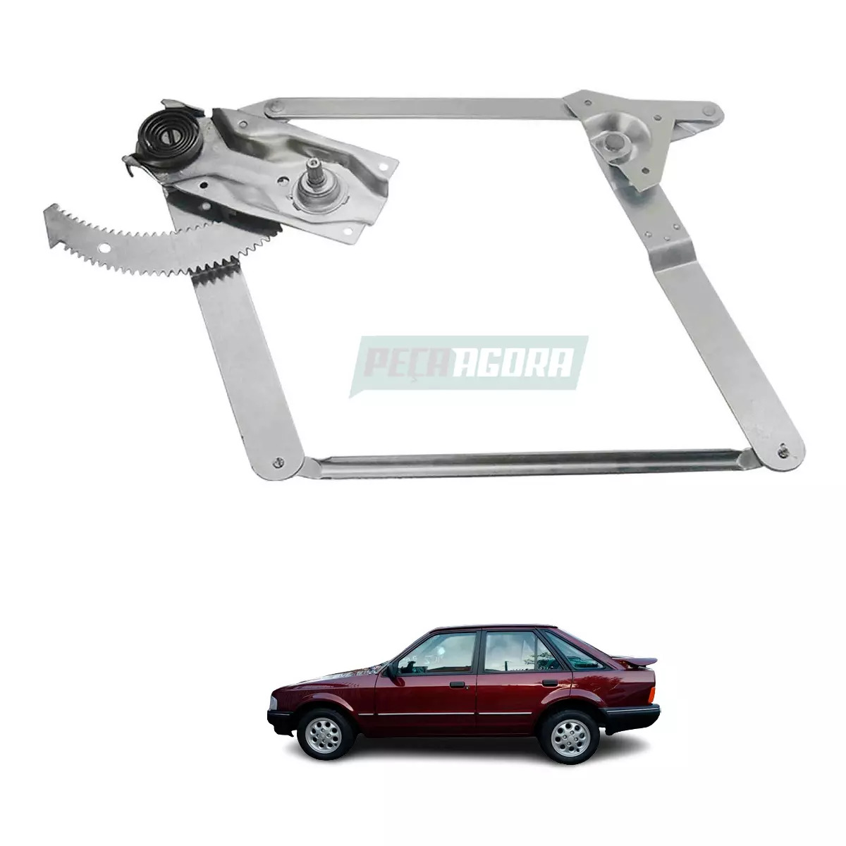 MAQUINA VIDRO MANUAL DIANTEIRA ESQ PINO ALTO ESCORT GUARUJA  1991 ATE 1993 (86AB