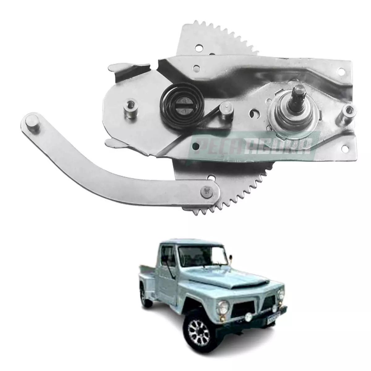 MAQUINA VIDRO MANUAL ESQ F-75 1970 ATE1982 RURAL WILLYS 1956 ATE 1977 (BD3B98231