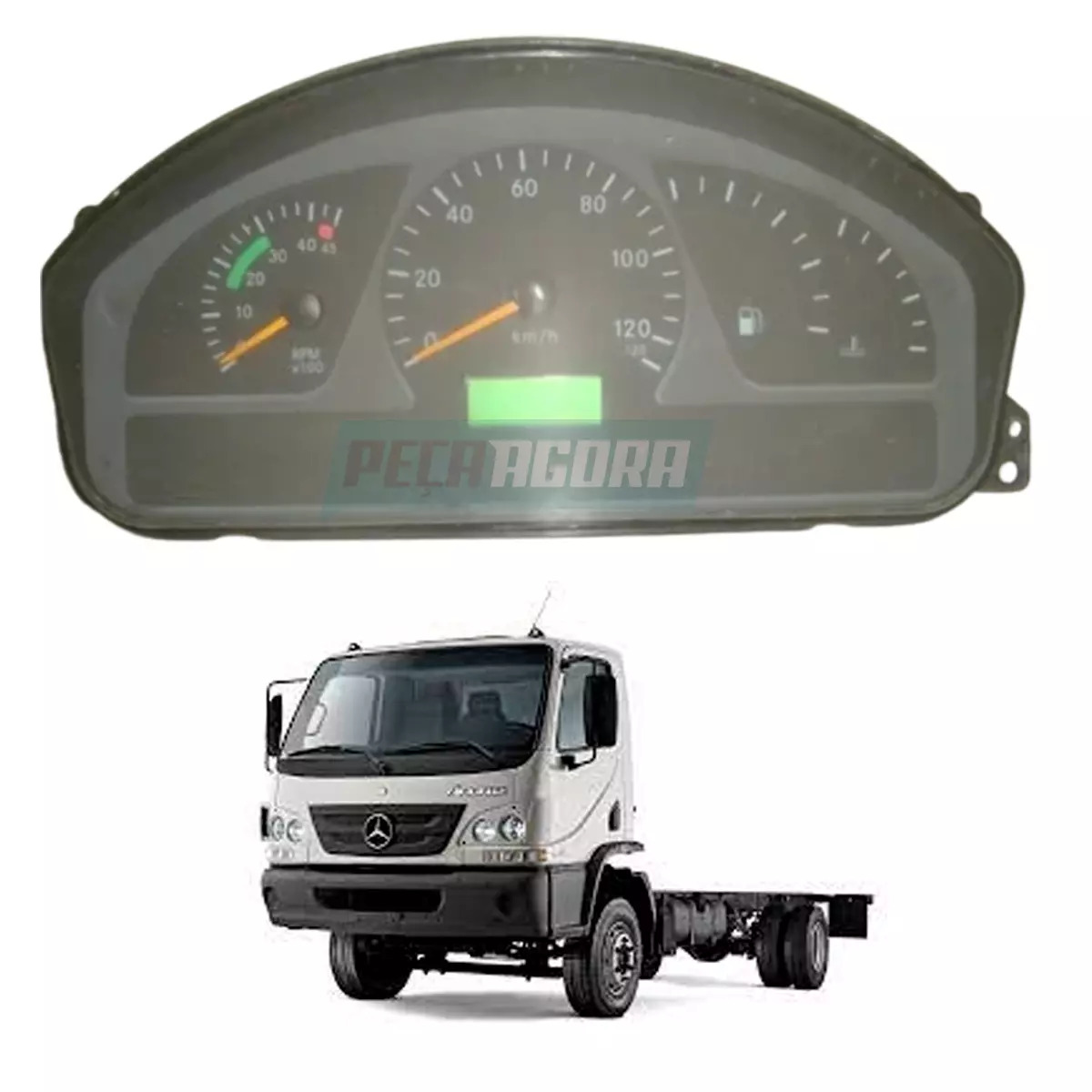 PAINEL INSTRUMENTOS MERCEDES-BENZ ACCELO 712 915  (9795400011)