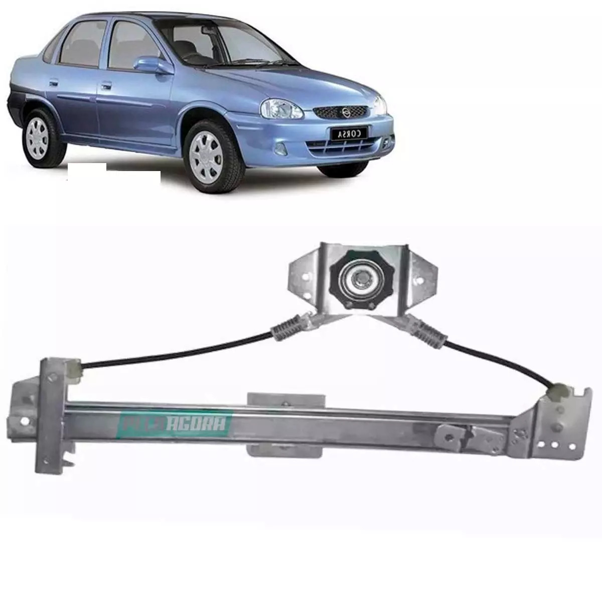 MAQUINA VIDRO MANUAL DIR TRASEIRA CLASSIC 04 A 16 CORSA 95 A 01 (90389536-R3348D