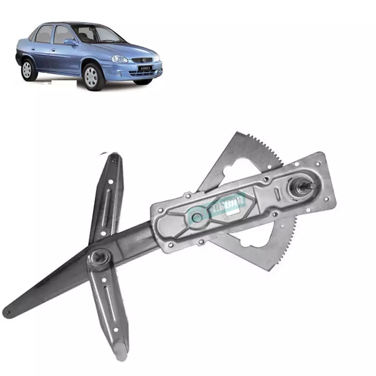 MAQUINA VIDRO MANUAL DIR DIANTEIRA CELTA 00 A 06 PRISMA 06 (93363824-R3339D)