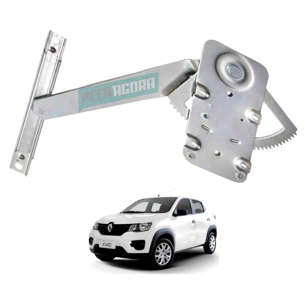 MAQUINA VIDRO ELETRICA TRAS ESQ SEM MOTOR MABUCHI RENAULT KWID 2017 DIANTE (8272
