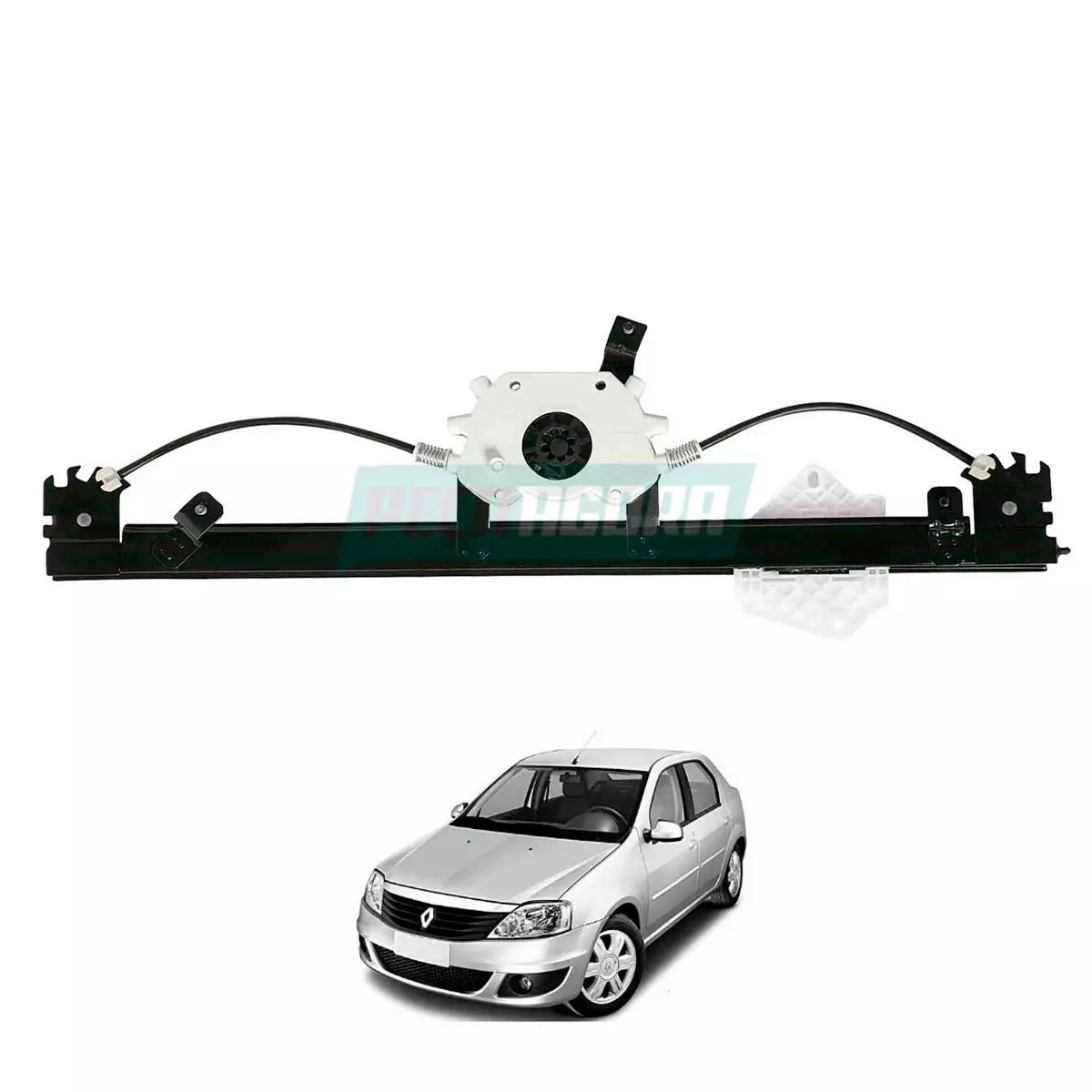 MAQUINA VIDRO ELETRICA DIANT ESQ SEM MOTOR MABUCHI LOGAN 2007 ATE 2013 (82006195