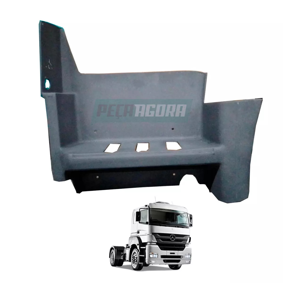  ESTRIBO INFERIOR FIBRA 1 DEGRAU MB AXOR 3340 3344 4140 41444 - 2013.. (V.958660