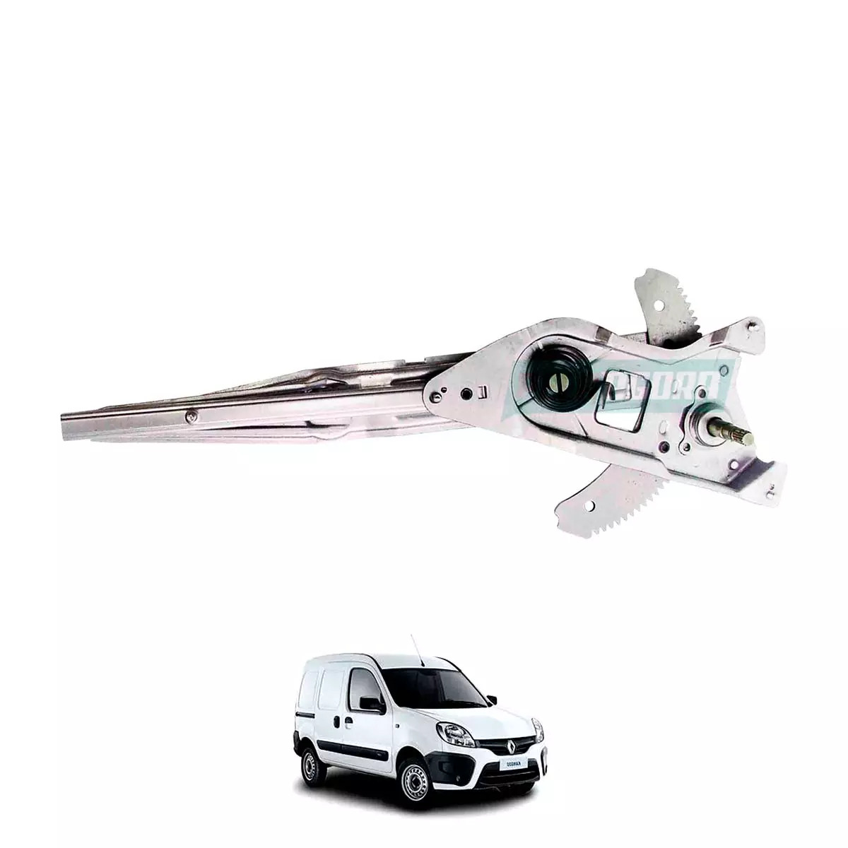 MAQUINA VIDRO MANUAL ESQ RENAULT KANGOO 1999 ATE 2017 (7700303542-R7497E)