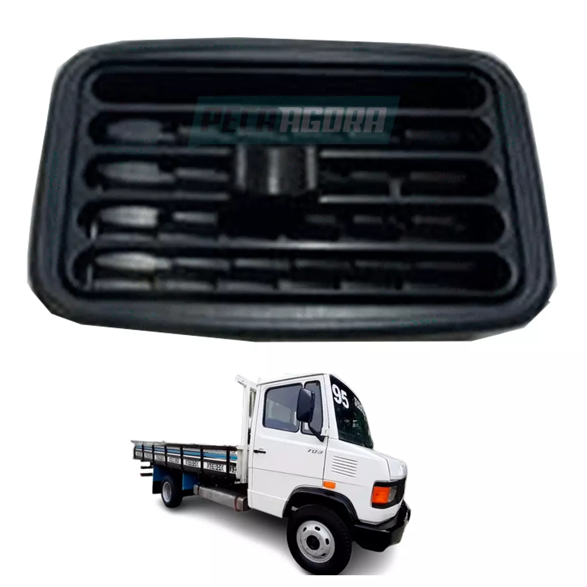 DIFUSOR DE AR PAINEL CABINE MERCEDES BENZ 709 710 1618 1620 (6948307005-)