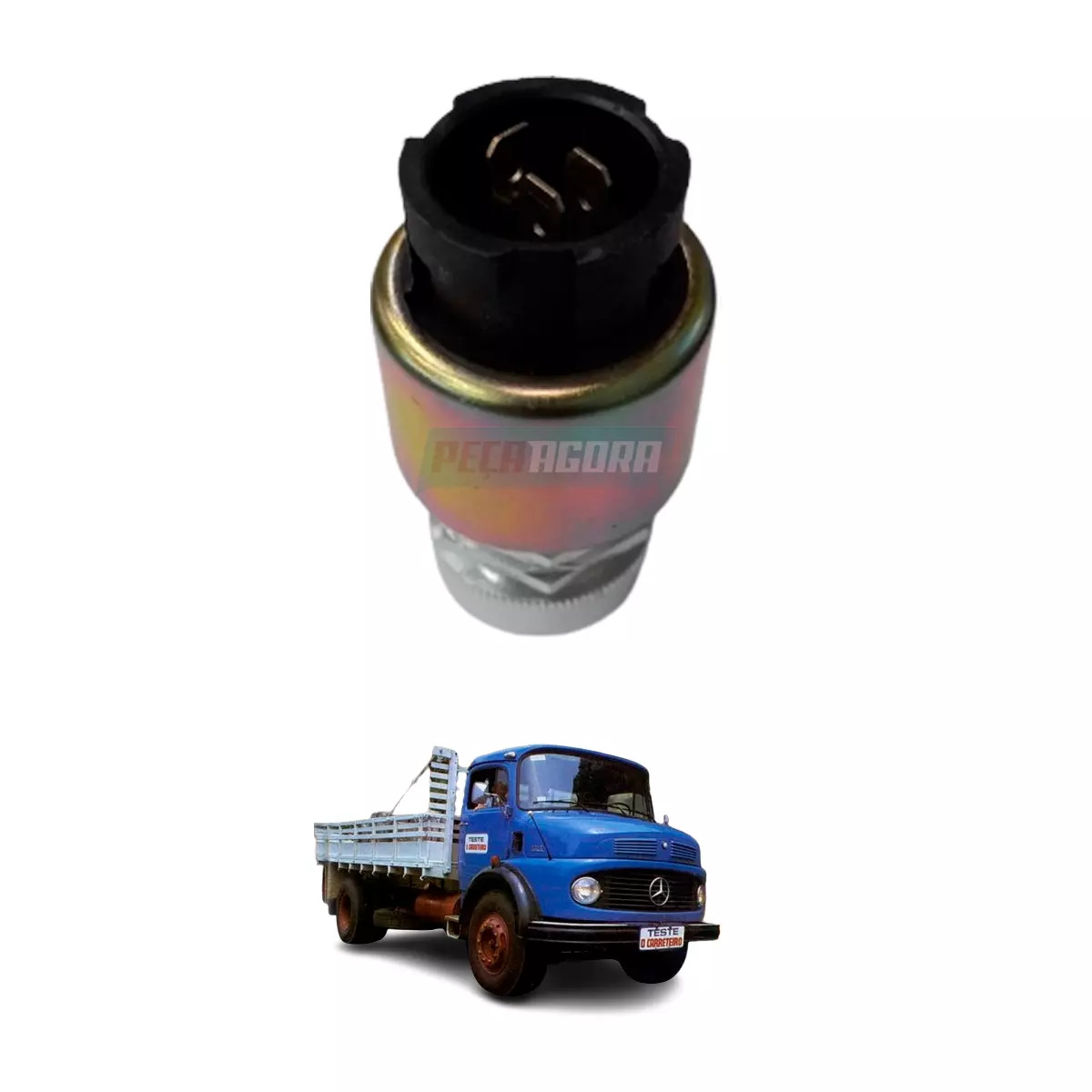 SENSOR HALL 3 PINOS COM SAIDA ONDA QUADRADA 22MM MERCEDES BENZ L1313 2213 (00554