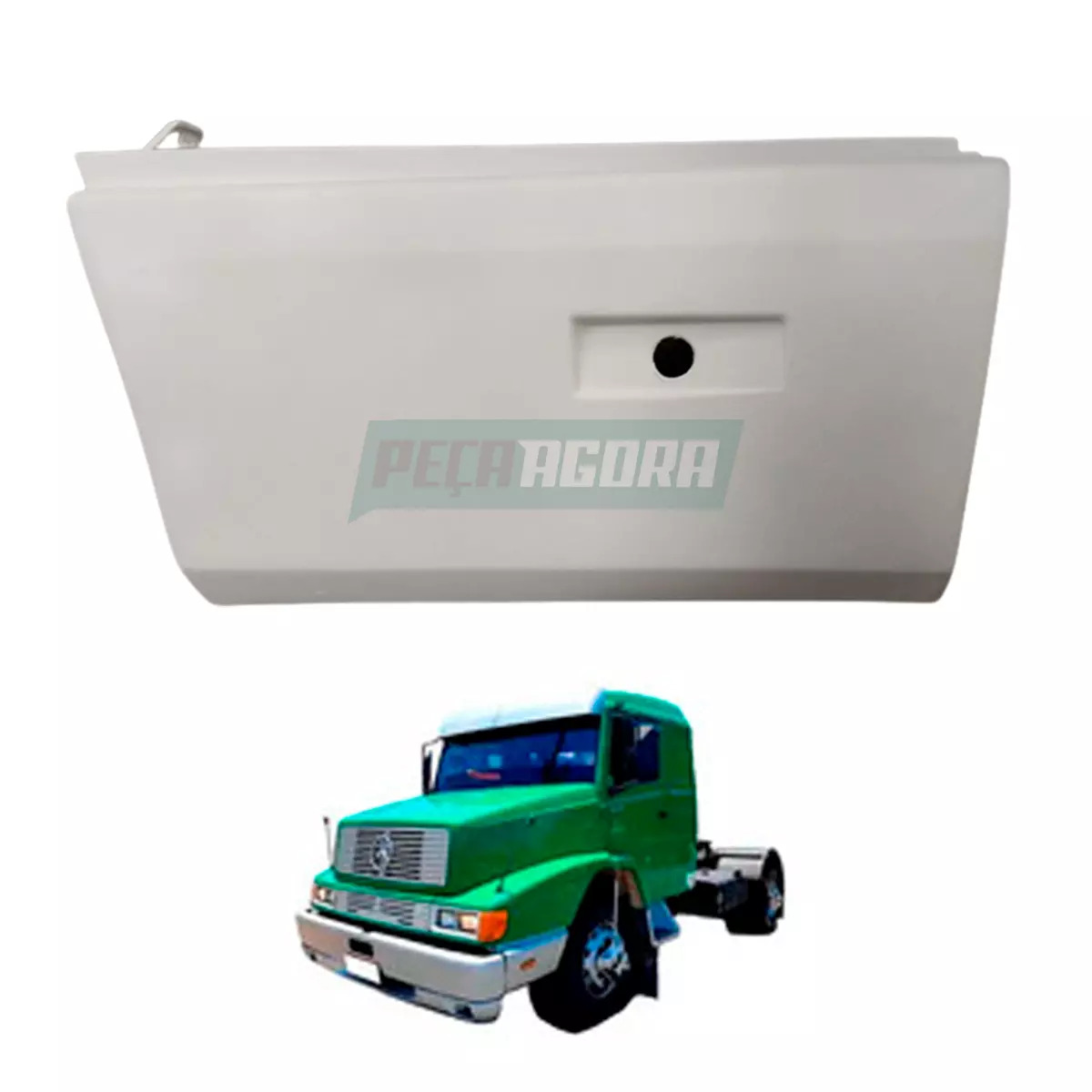 PONTEIRA PARACHOQUE DIREITO FIBRA MERCEDES HSK 1630 (3848819801-AS3050BR)