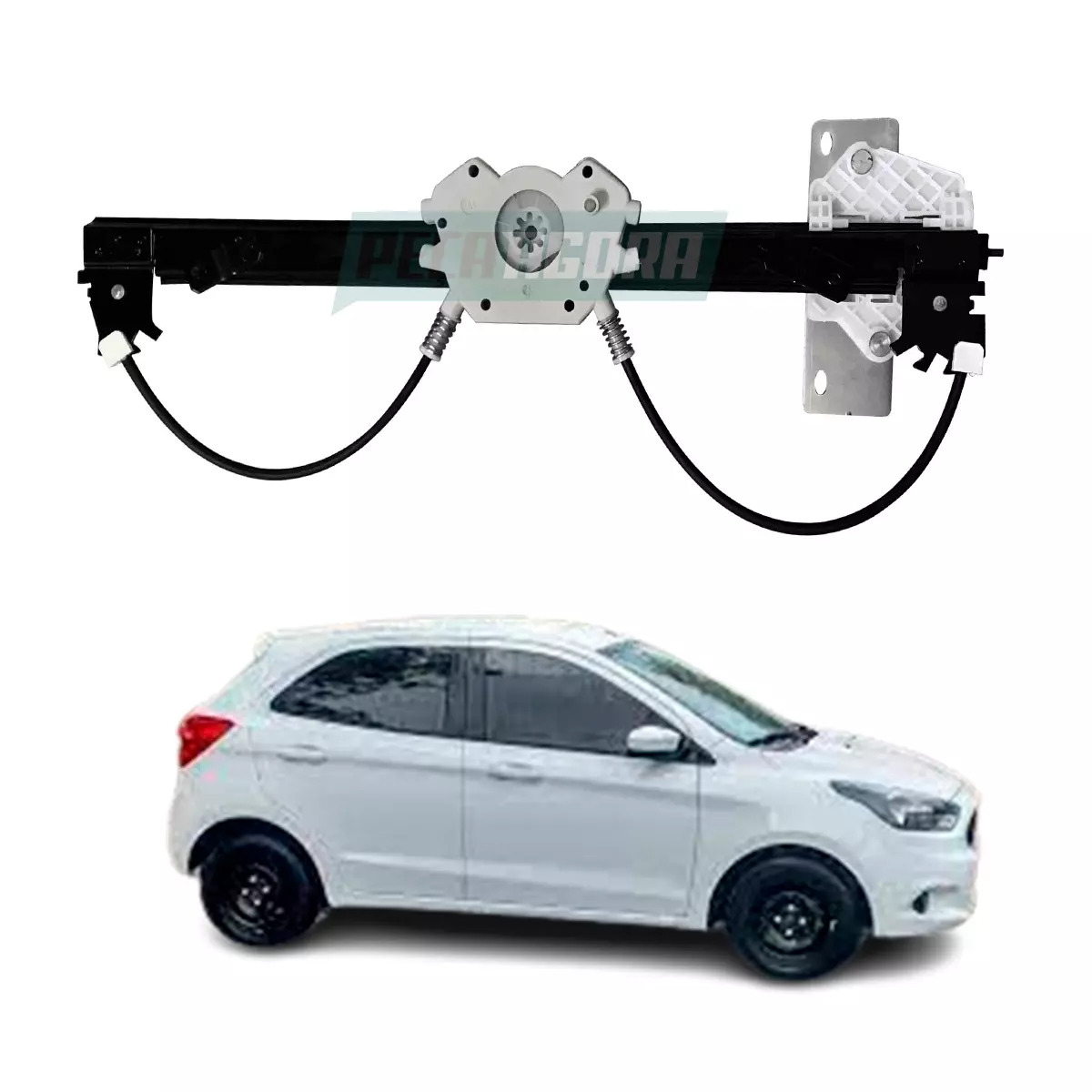 MAQUINA VIDRO ELETRICA DIANTEIRA DIR SEM MOTOR MABUCHI 8 DENTES (E3B5A23200DE-R5