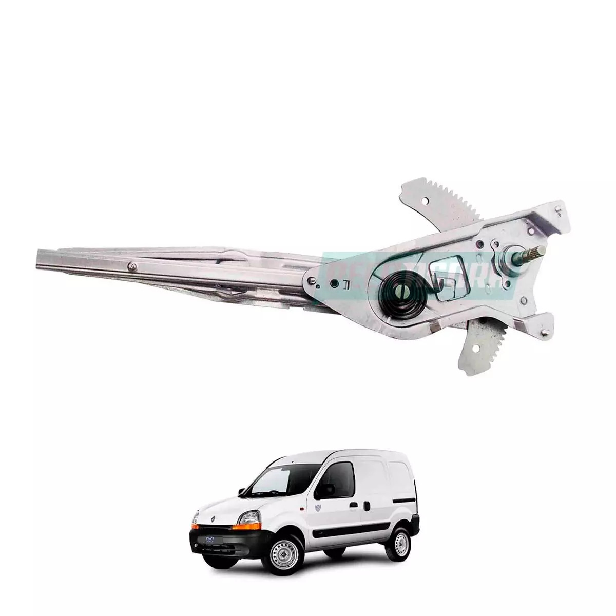 MAQUINA VIDRO MANUAL DIR RENAULT KANGOO 1999 ATE 2017 (7700303552-R7497D)