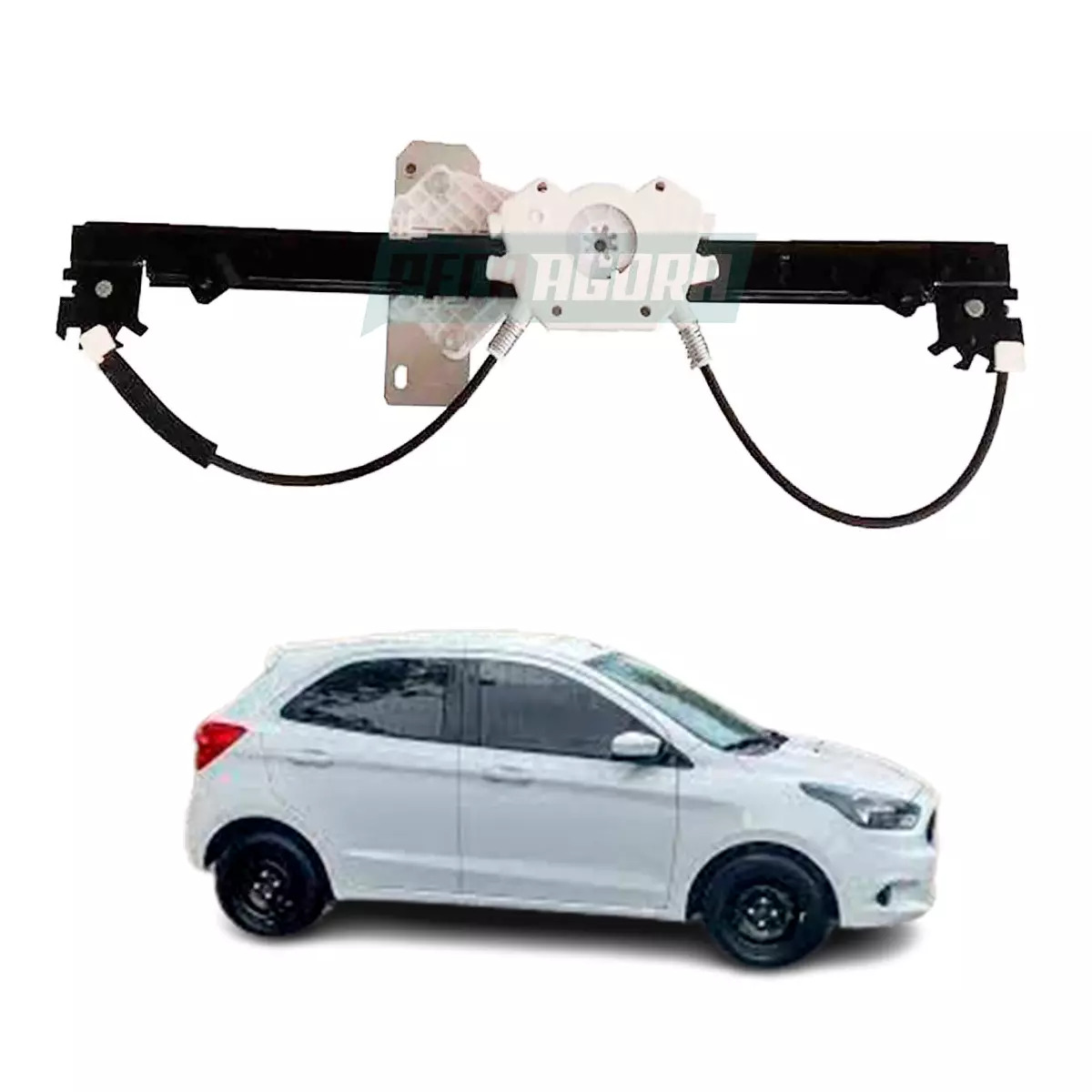 MAQUINA VIDRO ELETRICA TRASEIRA DIR SEM MOTOR MABUCHI 8 DENTES ​KA 2014 EM DIA