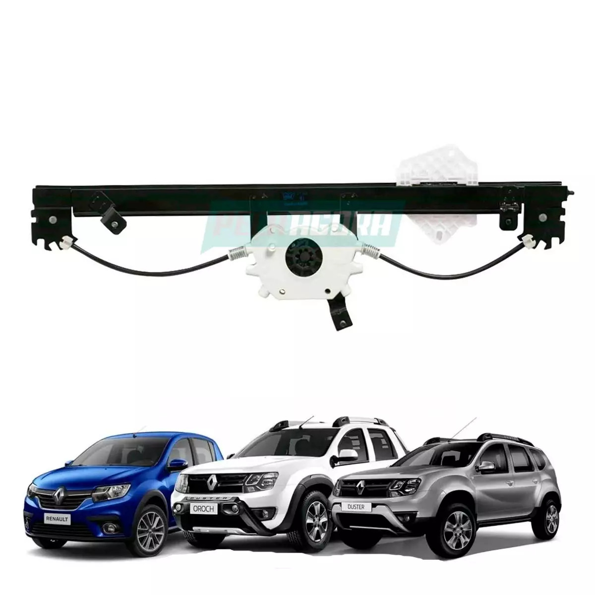 MAQUINA VIDRO ELETRICA DIANT DIR SEM MOTOR MABUCHI DUSTER 2011 OROCH 2015 DIANTE