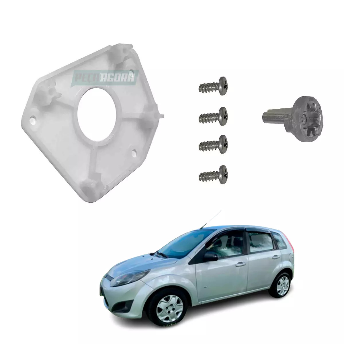 REPARO MAQUINA VIDRO ELETRICA TRASEIRO DIR SEM MOTOR MABUCHI 8 DENTES  (R5217D-S