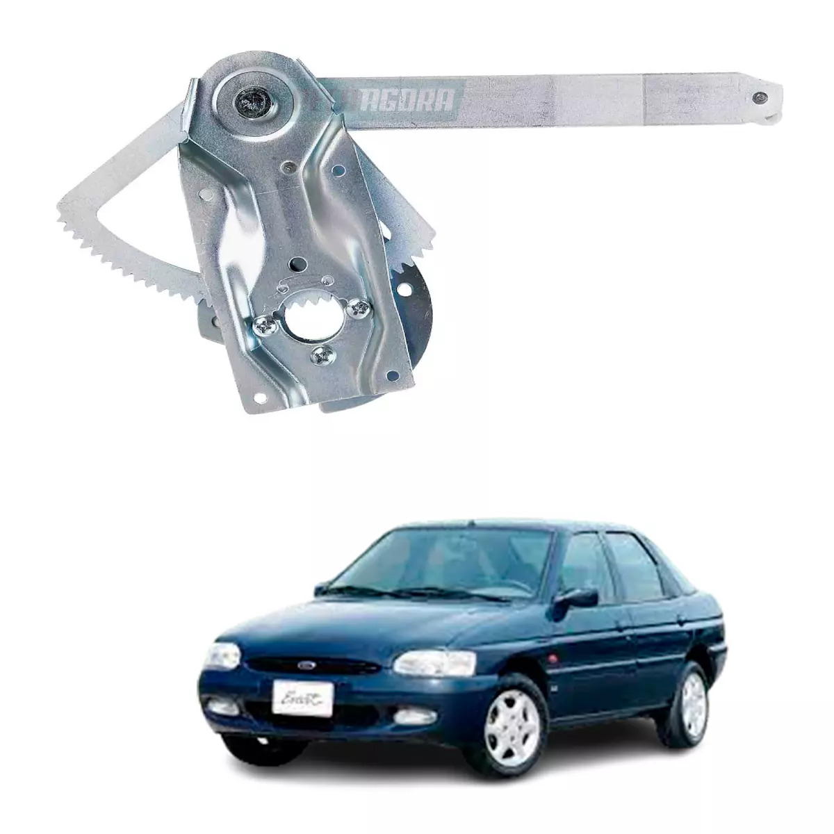 MAQUINA VIDRO ELETRICA TRAS DIR ESCORT POINTER SEM MOTOR MABUCHI 8 DENTES (97AGA