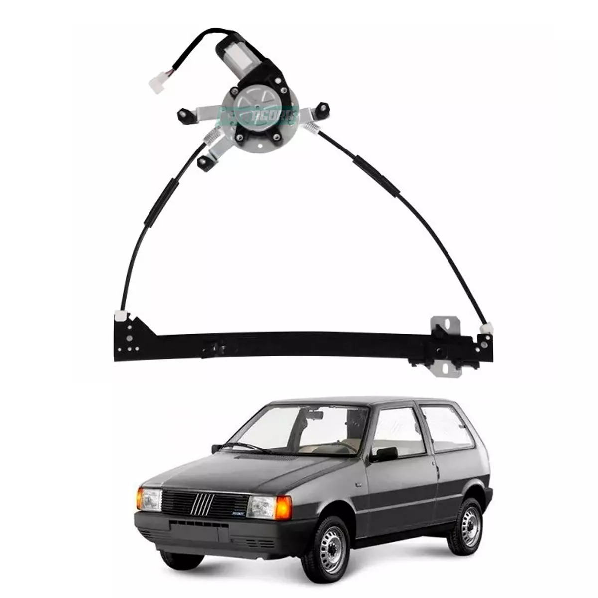 MAQUINA VIDRO ELETRICA ESQ COM MOTOR UNO ELBA PREMIO 2 PORTAS (7523661-R1430E CM