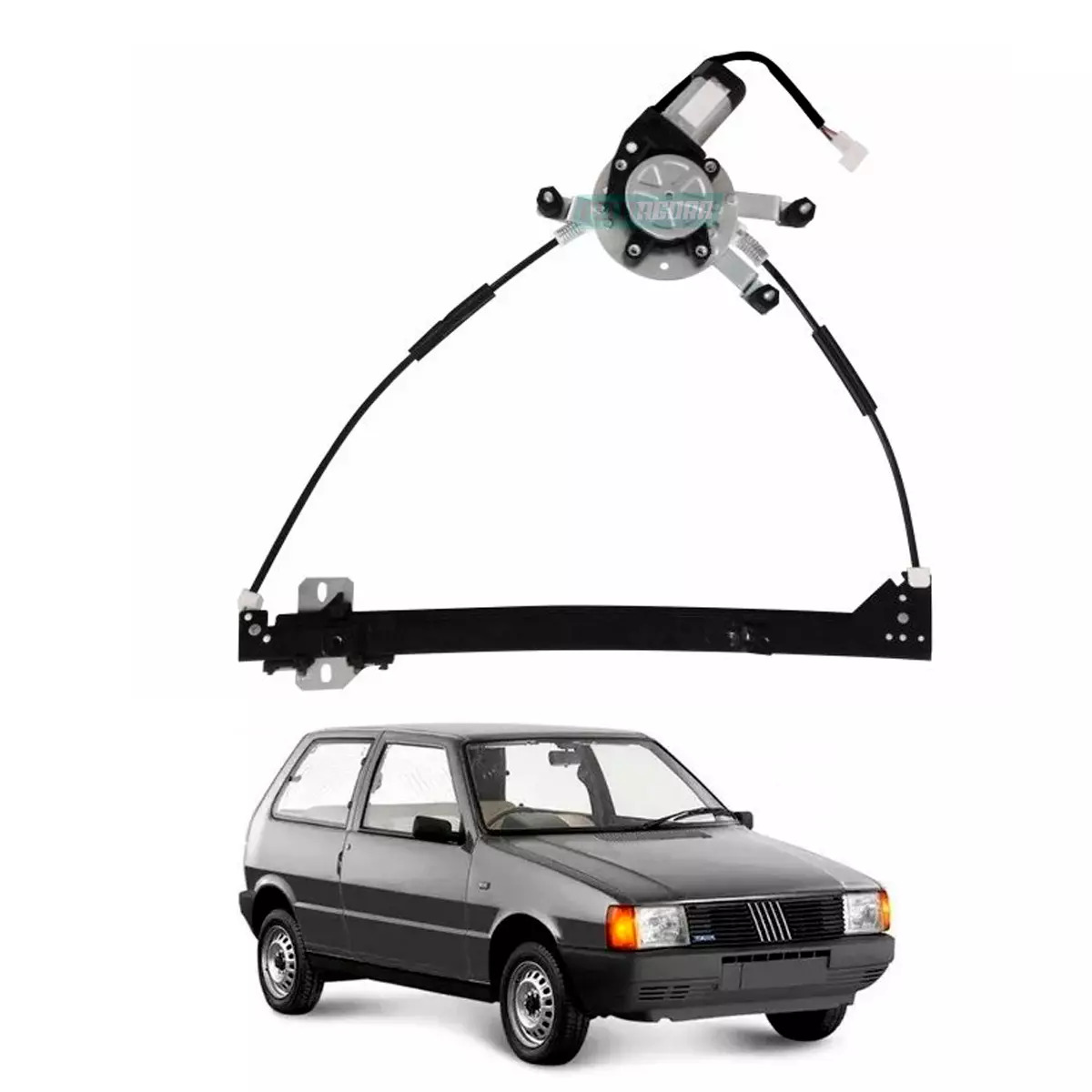 MAQUINA VIDRO ELETRICA DIR COM MOTOR UNO ELBA PREMIO 2 PORTAS (7523662-R1430D)