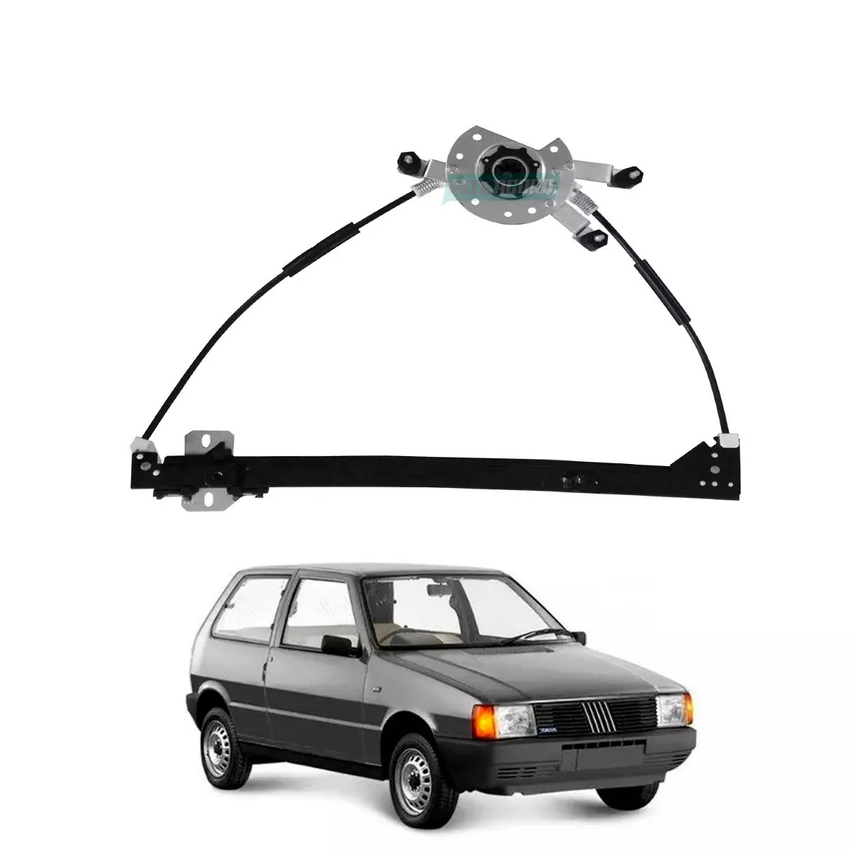 MAQUINA VIDRO ELETRICA DIR SEM MOTOR UNO ELBA PREMIO 2 PORTAS (7523662-R1430D-SM