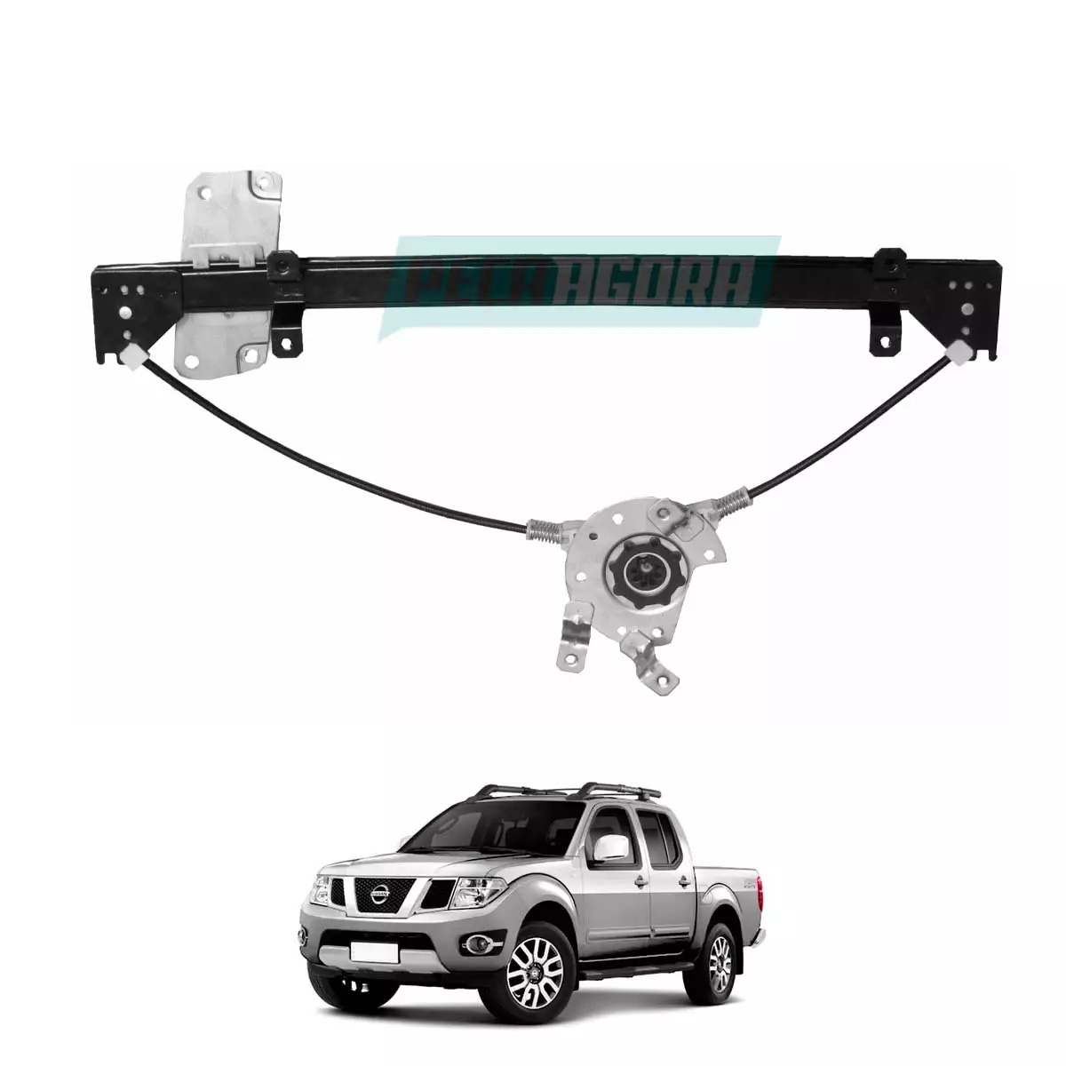 MAQUINA VIDRO ELETRICO DIANT ESQ SEM MOTOR MABUCHI FRONTIER 2007 ATE 2019 (80721