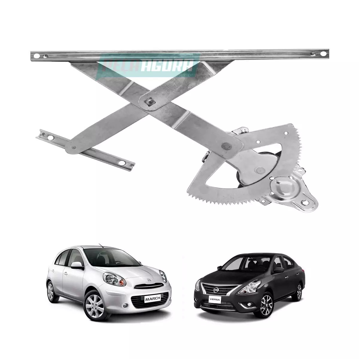 MAQUINA VIDRO ELETRICA DIANT DIR SEM MOTOR MABUCHI MARCH VERSA 2011 DIANTE (8072