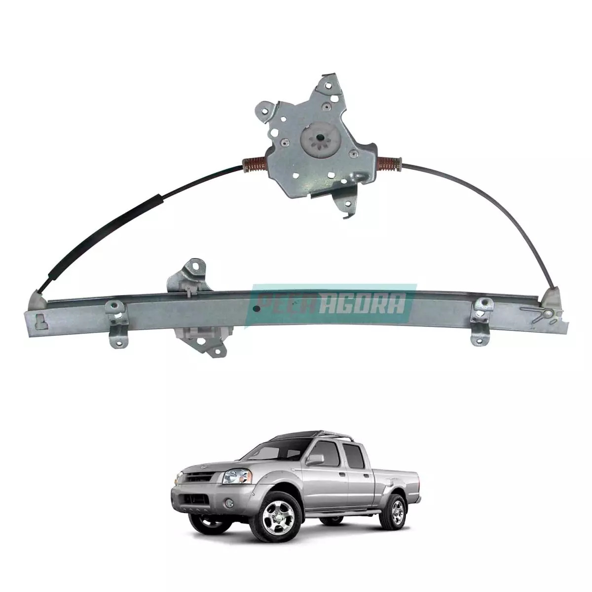 MAQUINA VIDRO ELETRICO DIANT DIR SEM MOTOR ORIGINAL FRONTIER 2007 ATE 2019 (8072