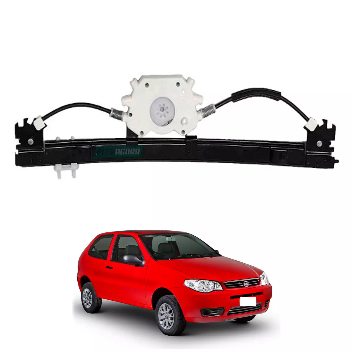 MAQUINA VIDRO ELETRICA DIR SEM MOTOR PALIO 96 A 2017 STRADA 98 EM DIANTE 2 PORTA