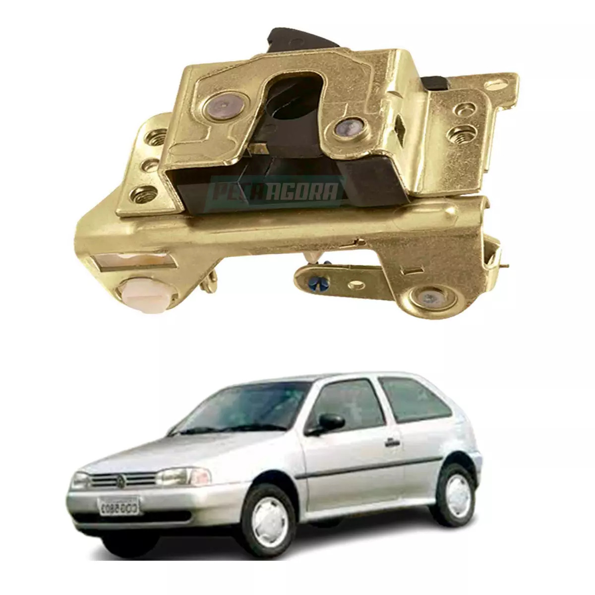 FECHADURA PORTA MANUAL ESQ GOL PARATI GOL SPECIAL BOLA  2 PORTAS  (377837015-F45