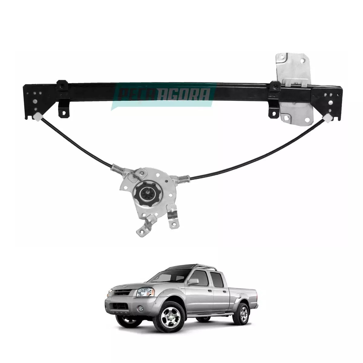 MAQUINA VIDRO ELETRICO DIANT DIR SEM MOTOR MABUCHI FRONTIER 2007 ATE 2019 (80720