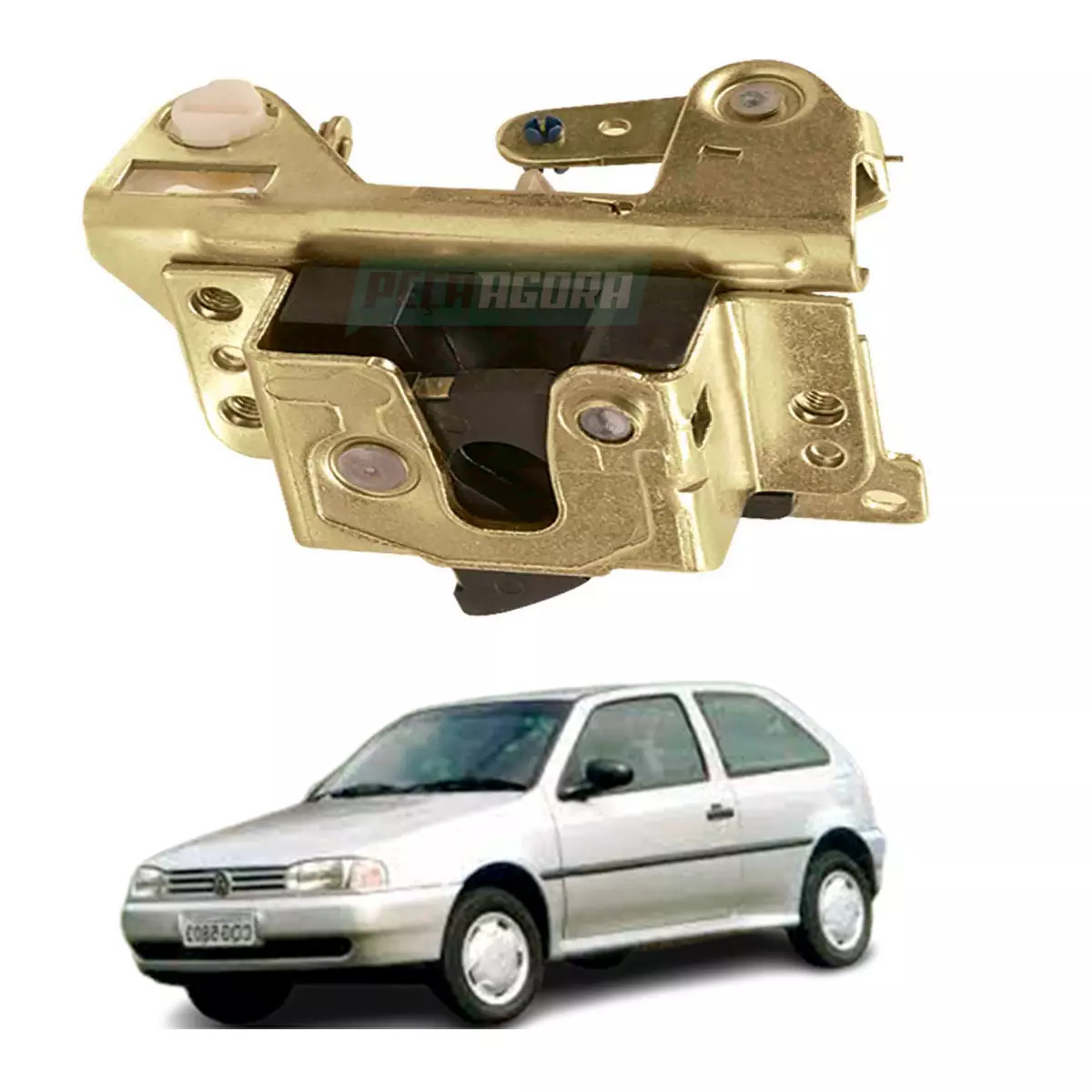 FECHADURA PORTA MANUAL DIR GOL PARATI GOL SPECIAL BOLA  2 PORTAS  (377837016-F45