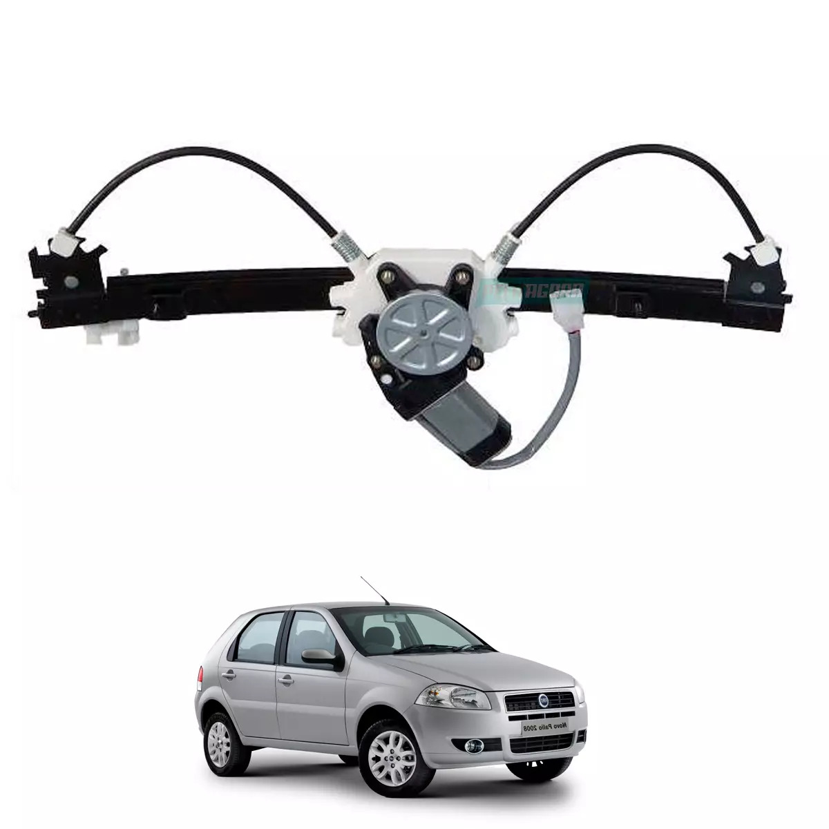 MAQUINA VIDRO ELETRICA DIANTEIRA DIRCOM MOTOR PALIO 96 A 2017 SIENA 97 A 2016  (