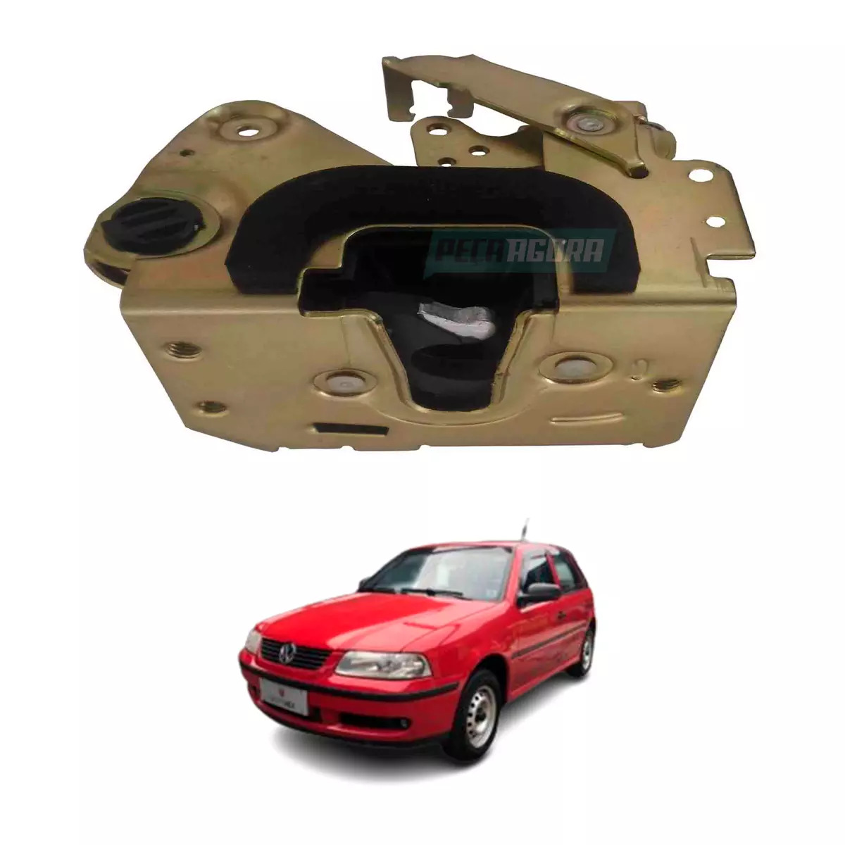 FECHADURA PORTA MANUAL DIANTEIRA ESQ GOL PARATI SAVEIRO G3 G4 (5W4837013AA-F4590