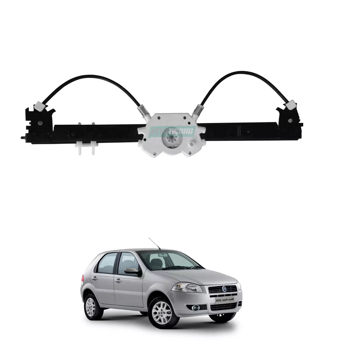 MAQUINA VIDRO ELETRICA DIANTEIRA DIR SEM MOTOR PALIO 96 A 2017 SIENA 97 A 2016  