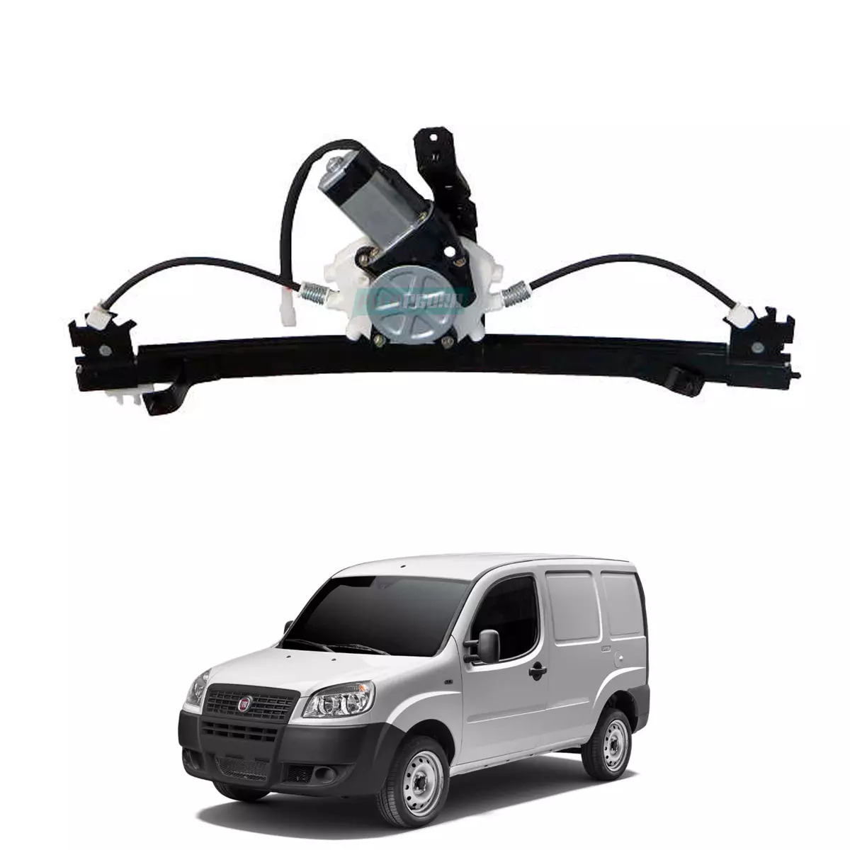 MAQUINA VIDRO ELETRICO ESQ COM MOTOR DOBLO 2002 EM DIANTE  2 PORTAS (51720131-R1