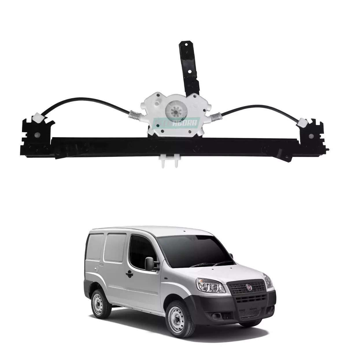 MAQUINA VIDRO ELETRICO DIR SEM MOTOR DOBLO 2002 EM DIANTE 2 PORTAS (51720132-R14